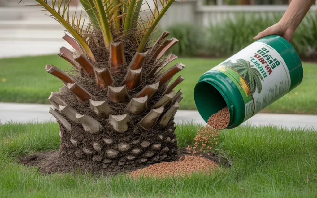 Fertilizing Palm Trees image