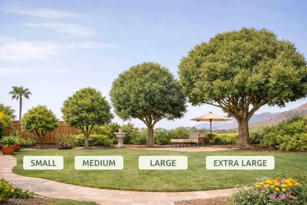 Tree Removal Service Cost in San Diego: The Complete Homeowner’s Guide 2 Tree size comparison for tree removal cost in San Diego